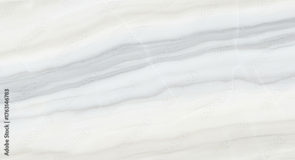 Obraz premium Smooth white marble surface with subtle gray and beige veins showcasing natural elegant stone texture