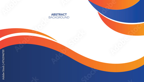 Abstract  waves are flowing on  background. line background curve element. Suit for business, cover, header, wallpaper, corporate, website, flyer