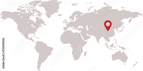 map of the world pointing chine 