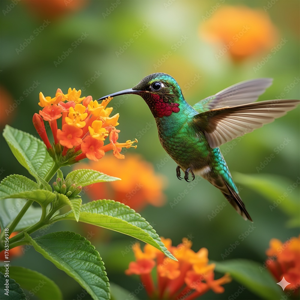 Fototapeta premium Hummingbird-9