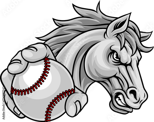 Horse Mustang Stallion Base...