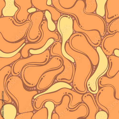 Background Soft Peach Pastel Organic Seamless