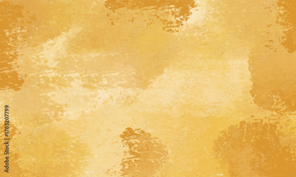 Fototapeta premium Textured background in warm yellow tones. Rough texture. Autumn abstract wallpaper.