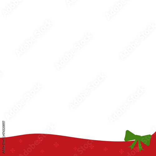 Christmas Wave Footer