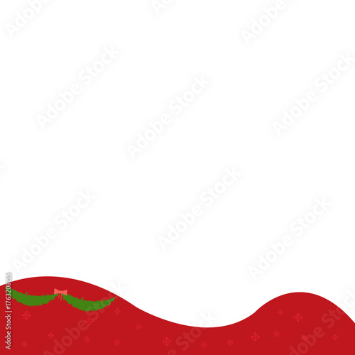 Christmas Wave Footer