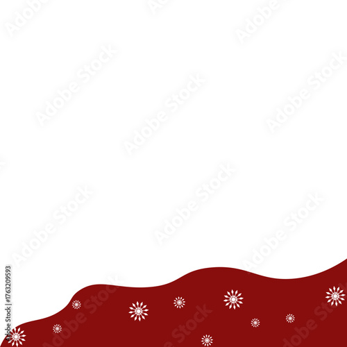 Christmas Wave Footer