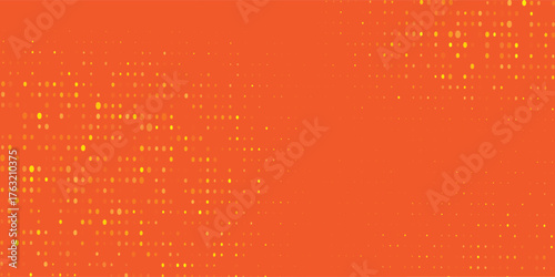 Abstract Dotted orange Tech Finance Fintech Background Abstract Pixel Pattern. Abstract Business Tech Science Vector Backdrop Modern Abstract eps10