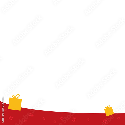Christmas Wave Footer