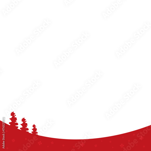 Christmas Wave Footer