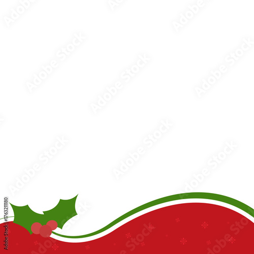 Christmas Wave Footer
