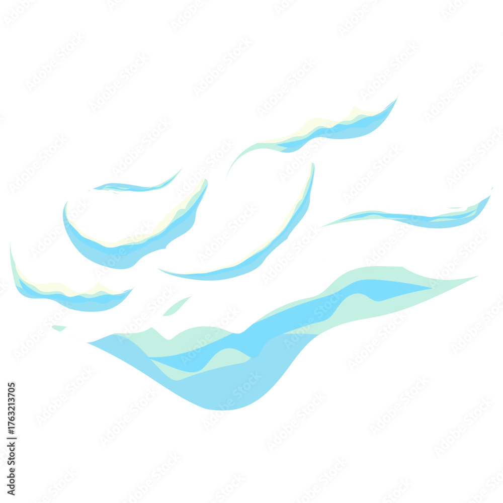 Fototapeta premium Cloud Illustration