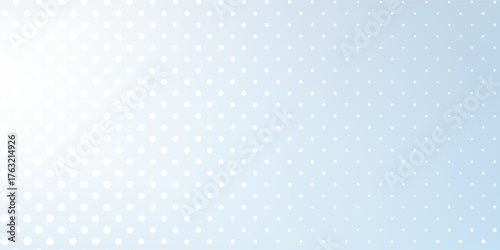 Abstract dotted light blue background with sheer waves. Halftone pattern illustration on white in 4k resolution. modern simple art overlap