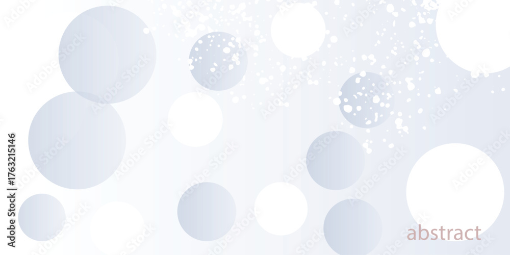 Fototapeta premium Abstract White geometric background overlap layer on bright space with lines effect decoration.