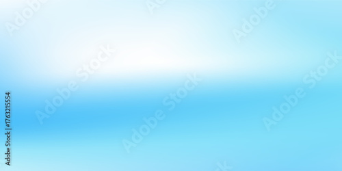 Abstract clear blue sky. Pastel rainbow. Light blue white color vector banner. Pastel gradient sky pattern. futuristic neutral nice good summer