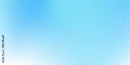 Abstract clear blue sky. Pastel rainbow. Light blue white color vector banner. Pastel gradient sky pattern. futuristic