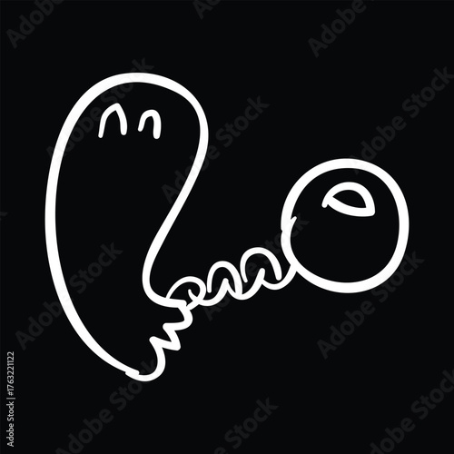 Horror Alphabet Hallowen Spooky Toon New Design