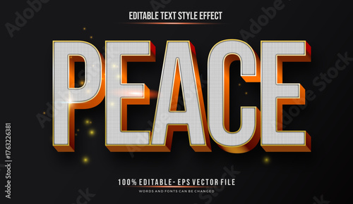 A vibrant, eye-catching Text Effect, text style. Editable text files vector illustration.