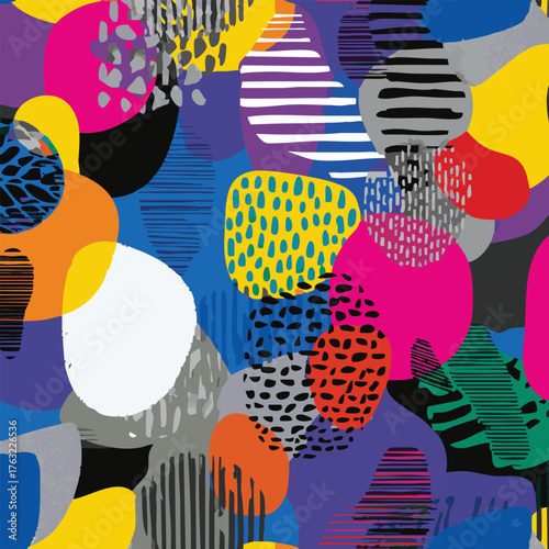 vector graphic pattern textile all over print