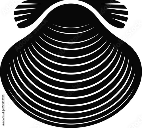 Scallop Seashell Ocean Marine Life Ocean Design Simple
