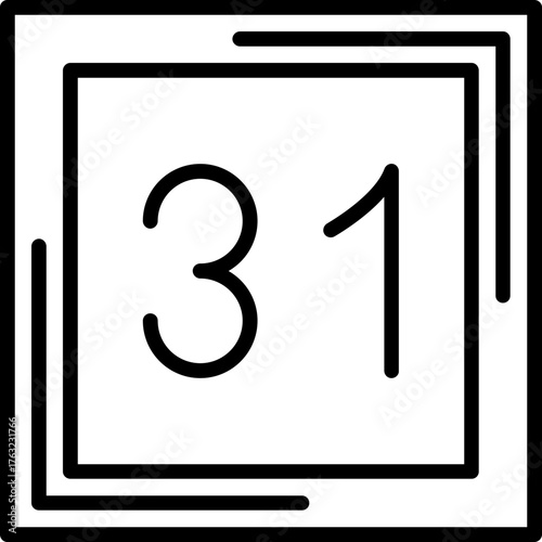 Thirty one Icon