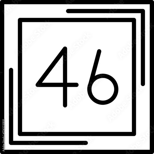 Forty six Icon