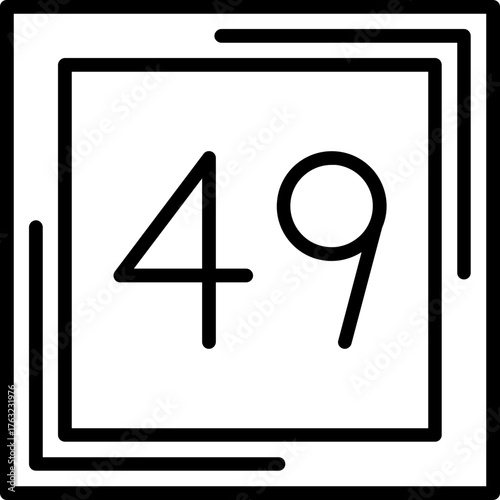 Forty nine Icon