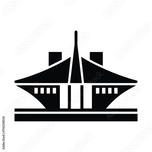 Brasilia Democracy Building Icon