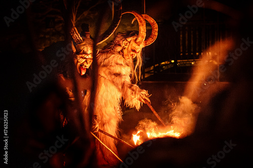 krampus, alps, tradition, devil, demon, folklore, traditional, horror, winter, mask, scary, christmas, horned, holiday, alpine, nicholas, evil, procession, europe, fun, costume, monster, halloween, be