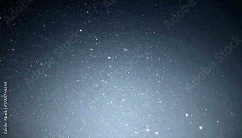 Snow Mist in Night Air
