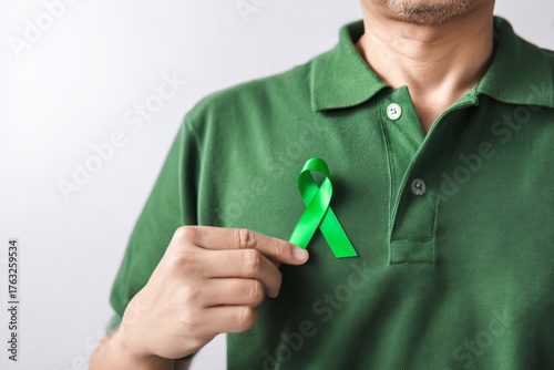 Green Ribbon Awareness, Symbol of Support.