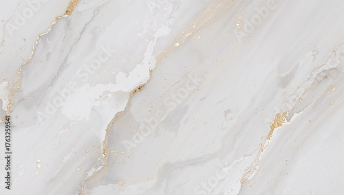 Abstract Swirls of Pearl and Gold, Light Gray Background with Delicate Veins.