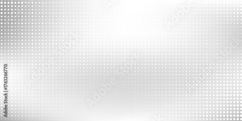 Dotted foil background with metal mirror texture. Chrome gradient simple abstract