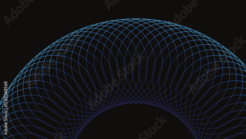 abstract blue wave background