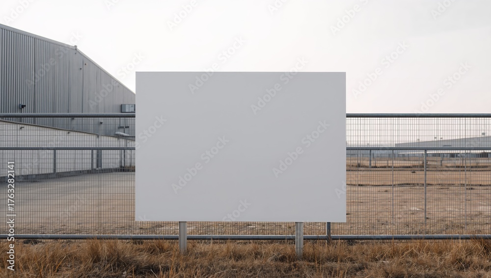 Obraz premium Square Surface, Neutral Palette. A Study of Form and Texture in Urban Landscape.