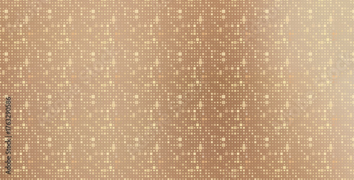 Cream background with glitter sequins. Beige and gold gradient with glitter sequins. Seamless pattern with nude glitter. Bronze glitter background with glitter.