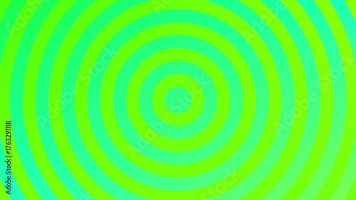 Green simple abstract moving circles background, geometric animation