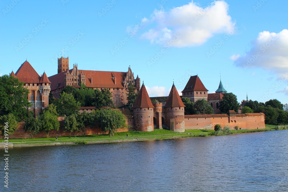 Fototapeta premium Burg Malbork nahe Danzig, Polen