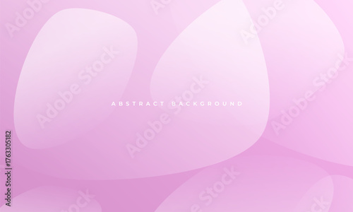 Pastel pink colored abstract background with dynamic curve shapes. Soft pink gradient modern geometric banner design for poster, flyer, brochure or cover. Vector illustration