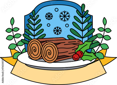 logotype of logotype of A Log cake