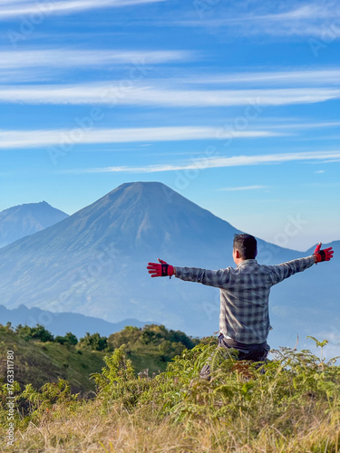 Natural scenery at the top of Mount Prau