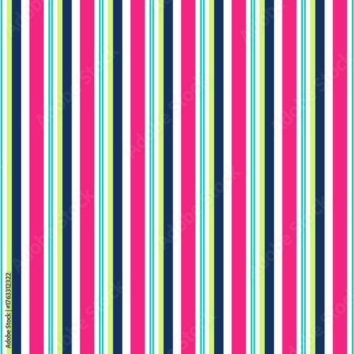 Colorful Stripes Seamless Pattern Design
