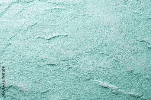 Icy Mint Textured Background – Subtle Mottled Surface, Photorealistic Minimal Style