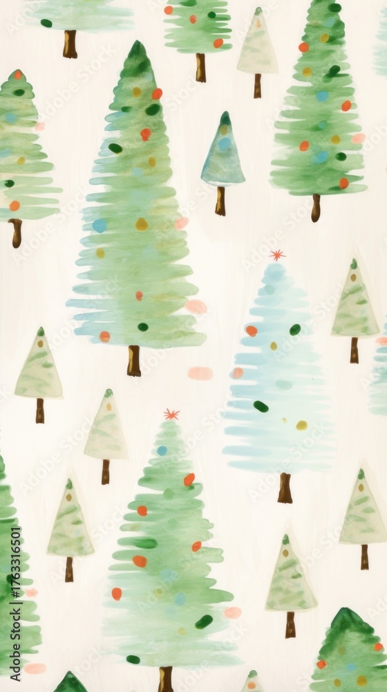 Obraz premium Backgrounds christmas pattern tree.