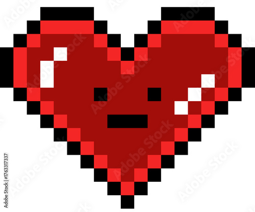 Heart Pixel Cute icon element 