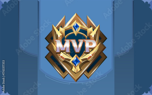 Most valuable Player Achievement Game Badge