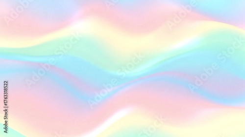 Wallpaper Mural Soft holographic pastel gradient flowing abstract background animation footage Torontodigital.ca