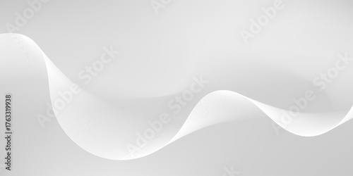Silver foil background with metal mirror texture. Chrome gradient surface with light gloss simple abstract. eps10