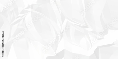 Crumple crushed aged white obsolete rumple craft design. wrinkle ripped creased white crumple aged closeup recycled document grunge paper background.	