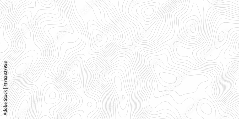 Fototapeta premium Minimal Lines Topographic contour lines grid map seamless pattern. Geographic mountain relief. Abstract lines background. Contour maps. illustration, Topo contour map design.