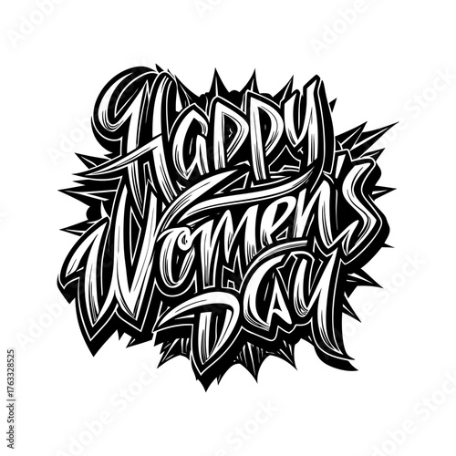 Happy Women's Day. Empowering Typography Design